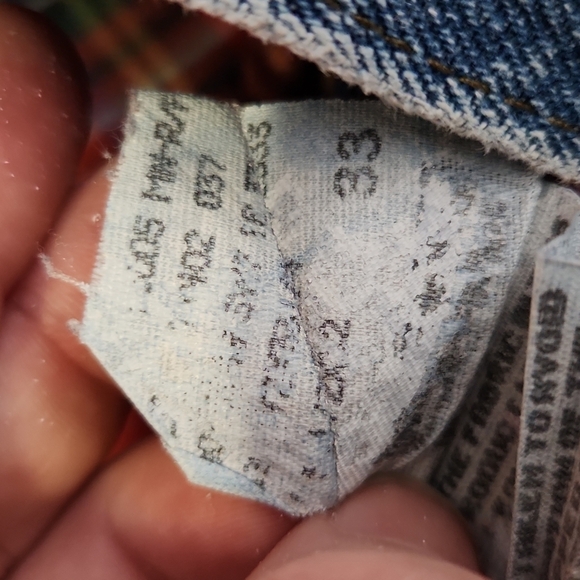 Jeans Mens plaid lined size 36x32 waist measurements are smaller see meauments - Picture 11 of 15